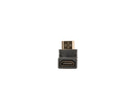 High Speed HDMI met Ethernet Adapter 90° Haaks HDMI-Connector - HDMI Female Antraciet
