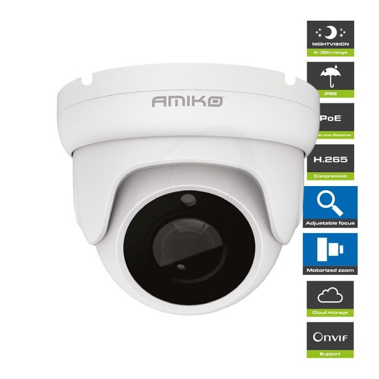 Amiko Home D30M530MF POE - 5MP Outdoor Dome