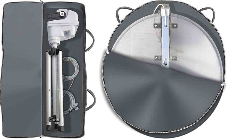 Teleco Draagtas tbv Activsat 85 of voor 80 cm schotels