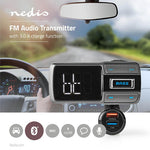 FM-Transmitter voor in de Auto | Bluetooth® | Bass Boost | microSD-Kaartsleuf | Handsfree Bellen | Spraakbediening | 3,0 A / 2,4 A