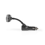 FM-Transmitter voor in de Auto | Bluetooth® | Bass Boost | microSD-Kaartsleuf | Handsfree Bellen | Spraakbediening | 3,0 A / 2,4 A