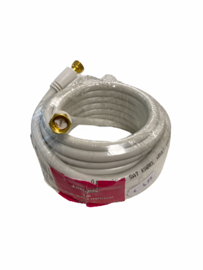 5 meter coax kabel met 2 f-connector stekkers