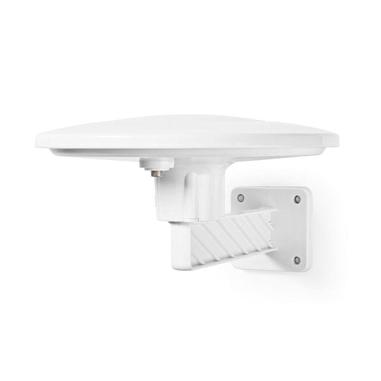 HDTV-Antenne voor Buiten | 0 - 50 km | Versterking 46 dB | FM / VHF / UHF | Wit