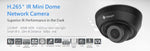 Milesight H.265+ IR Mini Dome Network Camera 2MP