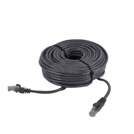 Xsarius Netwerkkabel CAT5E - Pro Plug Click system - 20 Meter - Donkergrijs T