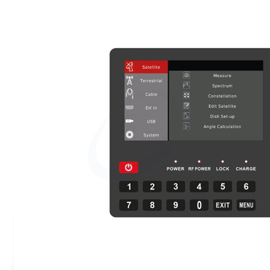 Amiko Multitracker 3 Professional Hybrid DVB Meter 5" Colour Display