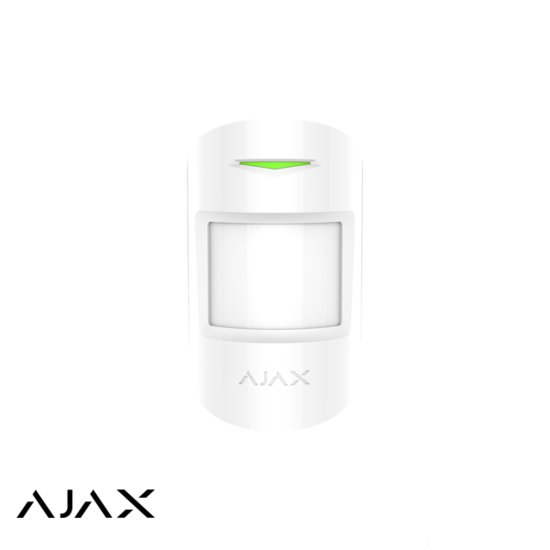 AJAX CombiProtect PIR met glasbreukmelder wit