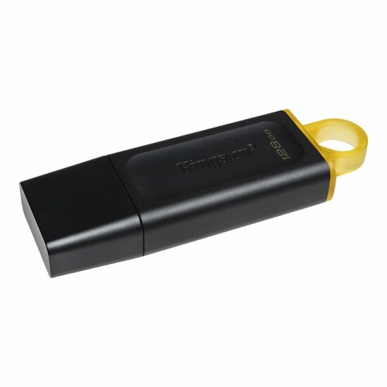 Kingston DataTraveler Exodia | 128GB USB-A 3.2 Flash Drive | Zwart