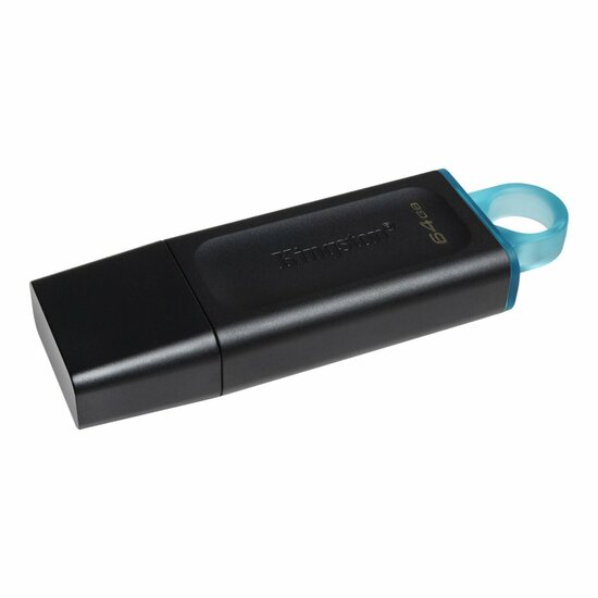 Kingston DataTraveler Exodia | 64GB USB-A 3.2 Flash Drive | Zwart