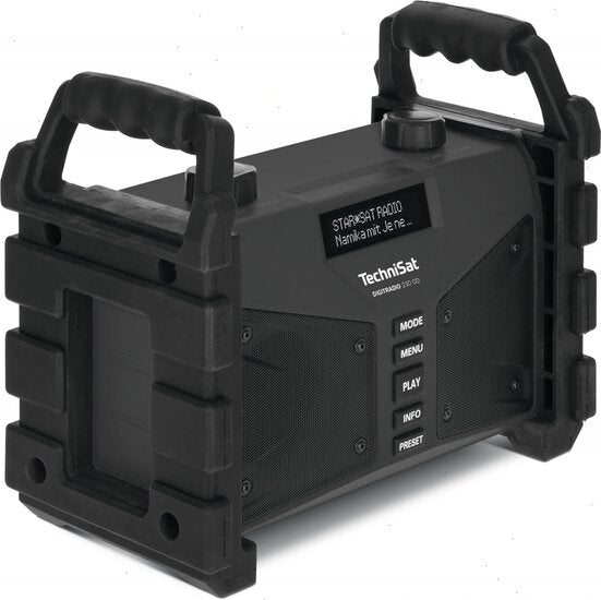 TechniSat DigitRadio 230OD Dab+FM +BT +Accu Zwart