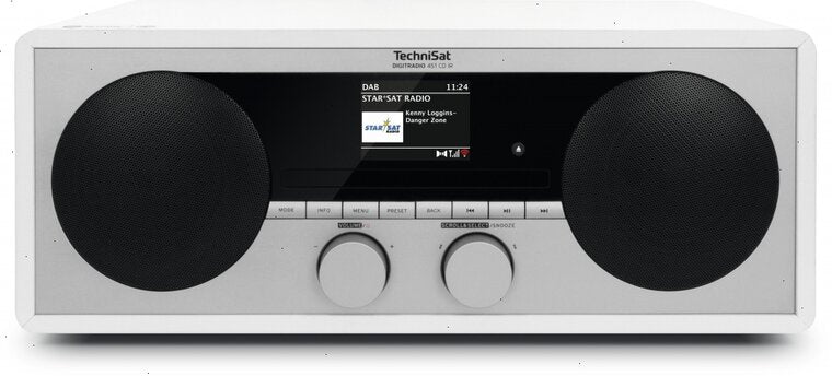 Technisat Digitradio 451 wit Dab+/FM CD IR BT