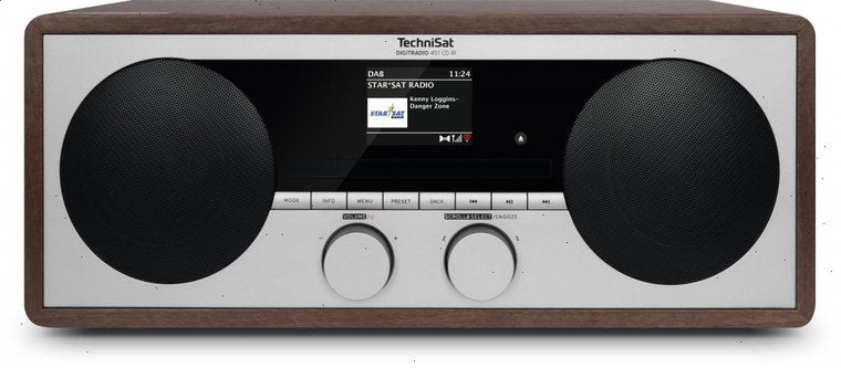 Technisat Digitradio 451 hout Dab+/FM CD IR BT