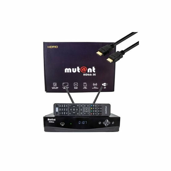 Mutant HD66 SE UHD 2160p E2 Linux Receiver met Triple DVB-C Tuner, PVR, WIFI