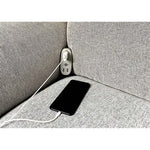 Estilo bankcontactdoos met USB-oplaadfunctie (bankcontactdoos met 1x Euro-contactdoos en 2x USB-lader, bedcontactdoos met montagerail)