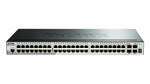 D-Link DGS-1510-20/E | 16-poorts Gigabit L2/L3 Smart Managed Switch | 2x SFP | 2x 10G SFP+ | 76 Gbps switchingcapaciteit | Rackmount 1U | Grijs