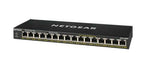 NETGEAR GS316PP | Unmanaged | Gigabit Ethernet (10/100/1000 Mbps) | Power over Ethernet (PoE)
