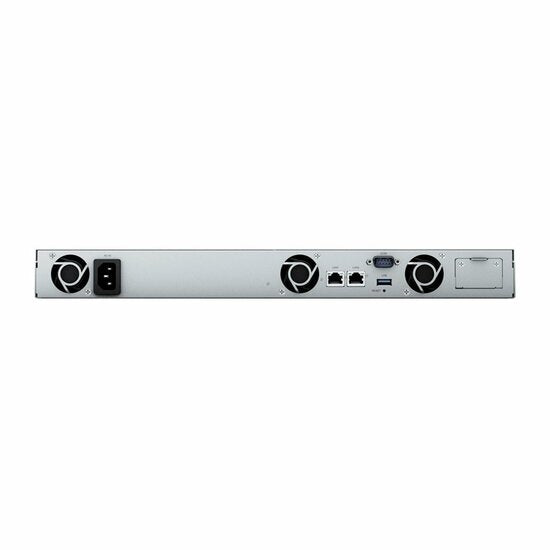 Synology RackStation RS422+ NAS | 4 Drive Bays | AMD Ryzen R1600 | 2x Gigabit Ethernet | 1U Rackmount | Zwart
