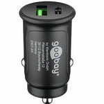 Goobay 48W Snelle Autolader met USB-C PD & USB-A QC3.0 - Zwart