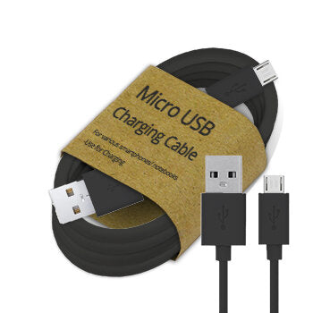 GrabNGo Laadkabel Micro-USB - 1mtr - zwart