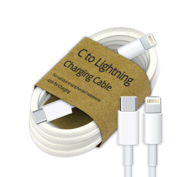 GrabNGo Laadkabel USB-C 8pins - 1mtr - wit
