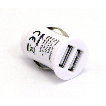 GrabNGo USB autolader 2x usb - wit