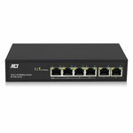 ACT AC4430 | Unmanaged Switch | 6 Poorten | Fast Ethernet (10/100 Mbps) | 4× PoE+ | PoE-budget 60W