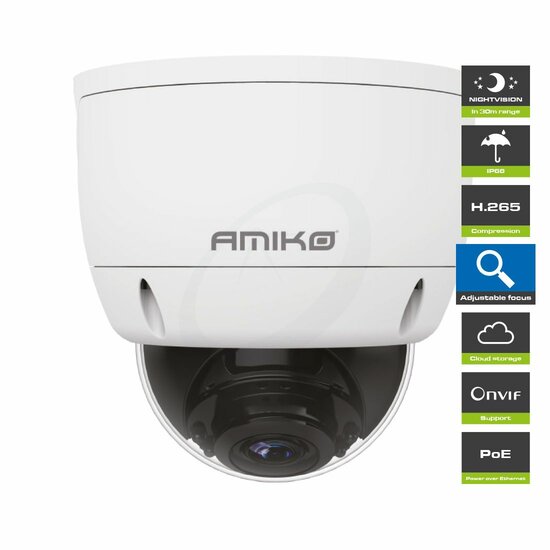 Amiko Home D30M510MF POE 5MP Dome Camera