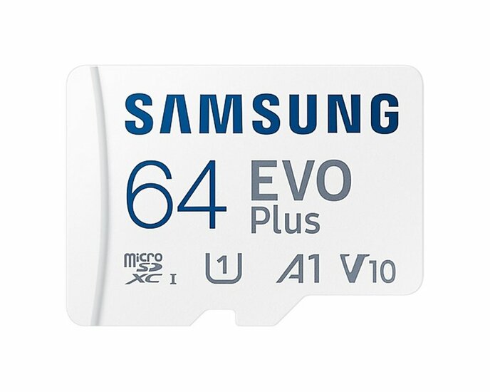 Samsung EVO Plus | MicroSDXC | 64GB | Class 10 | UHS-I U3