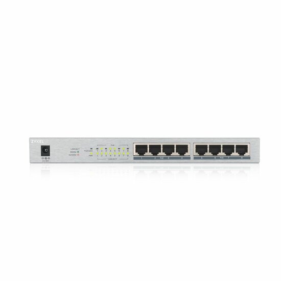 Zyxel GS1008HP | Unmanaged Switch | 8 Poorten | Gigabit Ethernet | PoE