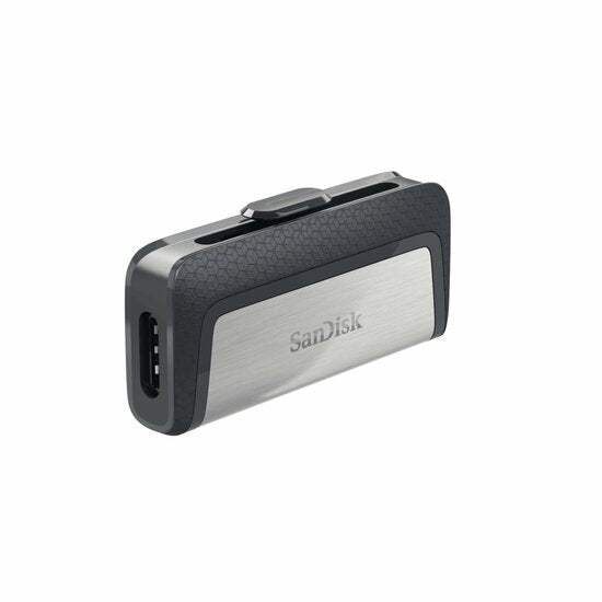 SanDisk Ganda UltraType | 256GB USB-C 3.2 & USB-A 3.2 Flash Drive | Zilver