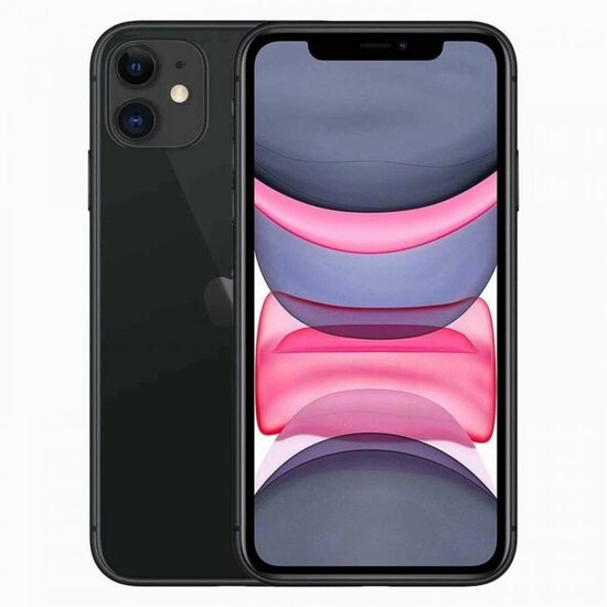 iPhone 11 64GB Zwart Refurbished