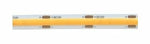 Travelleds Lineaire alu zw COB 3K 496 mm