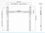 Superior TV Muurbeugel 32-55 inch Vast