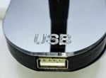 Travelleds opb spot Zw flex led 5K 260mm Ch switch/usb