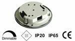 Travelleds inb spot Ch 70mm 6+6 Leds 3K+6K schroef