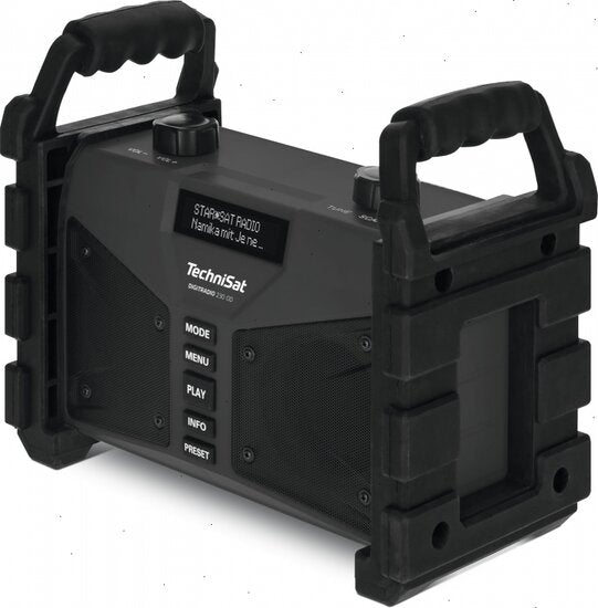 TechniSat DigitRadio 230OD Dab+FM +BT +Accu Zwart