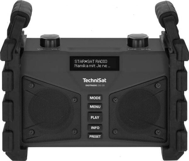 TechniSat DigitRadio 230OD Dab+FM +BT +Accu Zwart