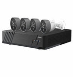 Xsarius XSR-4 Beveiligingscamera Set 4 POE Smart AI IP camera - 4MP Full HD 1080p