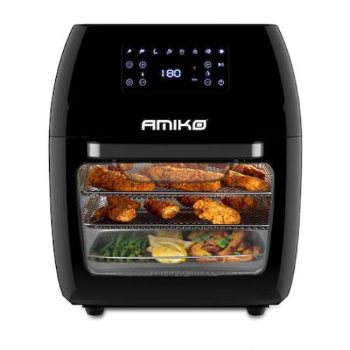 Amiko A80 heteluchtoven en grill, 1700W, 12 liter