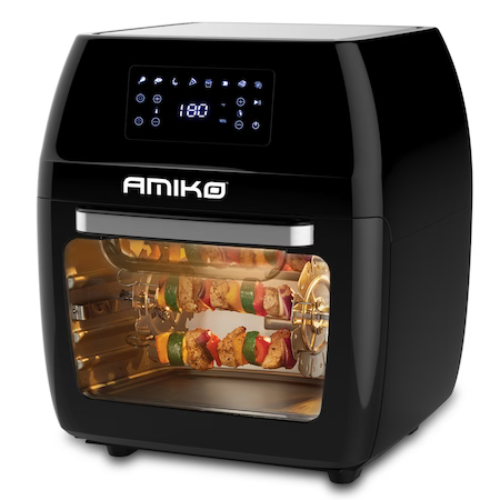 Amiko A80 heteluchtoven en grill, 1700W, 12 liter