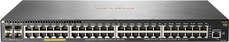 HPE Aruba 2930F 48G PoE+ 4SFP+ | Refurbished Silver L3 Managed Switch | 48x Gigabit PoE+ | 4x SFP+ | 370W PoE Budget | 1U Rackmount | Grijs