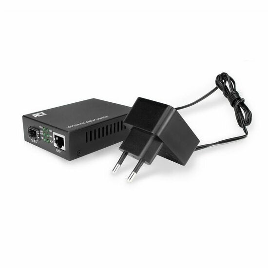 ACT AC4455 | 10G Media Converter | 10000 Mbit/s | Multimode/Single-mode | Zwart