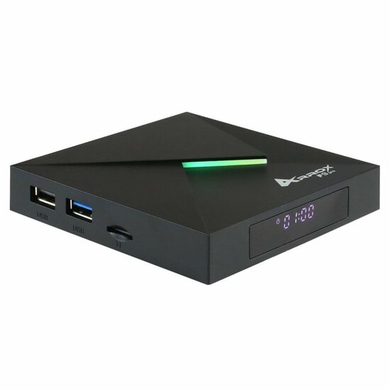 Arrox F9 Pro 8K UHD Android 9.0 IP-Receiver (2.4/5GHz Dual-WiFi, LAN, USB 3.0, MicroSD, Zwart)