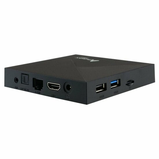 Arrox F9 Pro 8K UHD Android 9.0 IP-Receiver (2.4/5GHz Dual-WiFi, LAN, USB 3.0, MicroSD, Zwart)