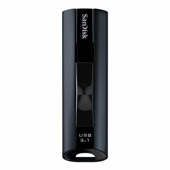 SanDisk Extreme Pro | 128GB USB-A 3.2 Flash Drive | Zwart