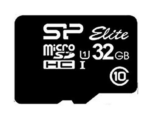 Silicon Power Elite | MicroSDHC | 32GB | Class 10 | UHS-I U1 | Tot 85MB/s | Inclusief SD-adapter | Zwart