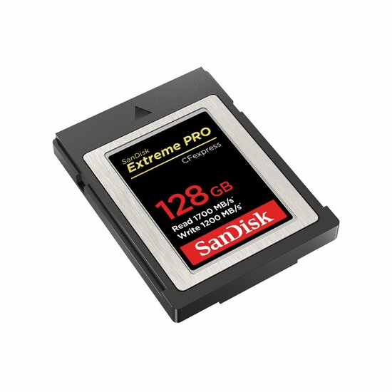 SanDisk Extreme PRO | CFexpress Type B | 128GB | Tot 1700MB/s lezen | Tot 1200MB/s schrijven | Betrouwbare Opslag