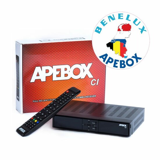 APEBOX CI BNL S2+C/T2 SC/CI USB PVR 12V, M7 / Ziggo