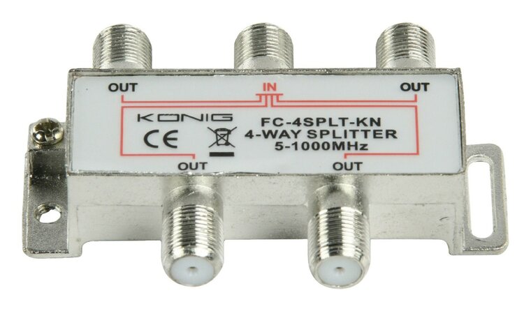 König 4-voudige kabelsplitter FC-4SPLT-ST-KN