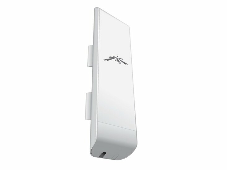Ubiquiti NanoStation NSM2 | WiFi 4 Outdoor CPE | 150 Mbit/s | Passief PoE (injector inbegrepen) | Inclusief Mastmontagebeugel